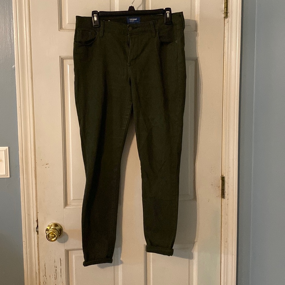 Olive Green Jeans
